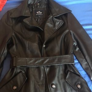 Emporio leather jacket, almost new without tag